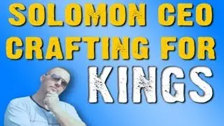 Solomon CEO Crafting For Kings Internet Lifestyle Network Review.