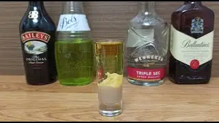 Cocktail Shot Irish brothers. How to make Cocktail Shot Irish brothers With Triple Sec, Irish Cream
