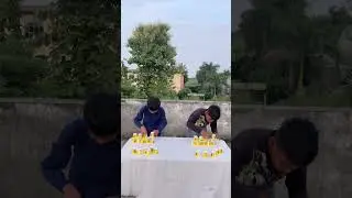 Cup Tower Challenge 🏆 Who Will Build It Faster? #shorts #challenge #viral #gameplay