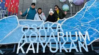 Japan Trip vlog 1 - Dec 2025 - OSAKA AQUARIUM TOUR #japantravel #osakaaquarium #osaka 