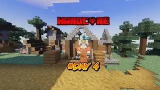 🔴Day 4 Minecraft survival hardcore ‼️🔥🌿