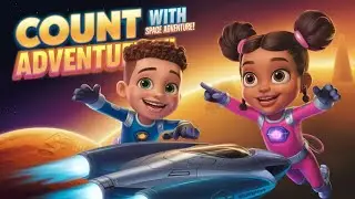 Count and Explore with Adventurous Space Kids