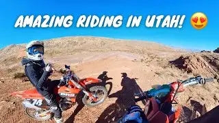 Dirt Bike Riding in Warner Valley Utah