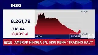 Breaking News! Ambruk Hingga 8%, IHSG Kena &ldquo;Trading Halt&rdquo;