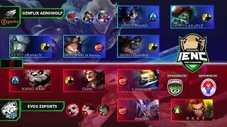 AEROWOLF VS EVOS MATCH 1 IENC 2019
