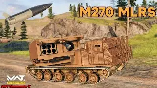 M270 American self-propelled Multiple Launch Rocket System | MWT Tank Battles