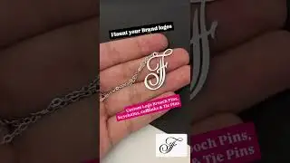 Custom brooch pins for your brand logos #custompins #pininterest #pinmaker