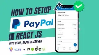 PayPal Payment Gateway Integration in React JS & Node.js | Step by Step Tutorial