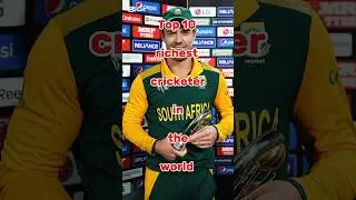 Top 10 richest cricketer in the world 🌎 #top #top10 #richest #cricketer
