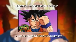 HUGE DBOG UPDATE | INSTANT TRANSMISSION AND 2X XP CODES | DRAGON GENERATIONS