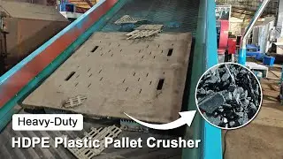Heavy Duty HDPE Plastic Pallet Crusher | Knife Crushing Machine