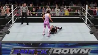 WWE 2K16 Vannessa w/ Melina vs Tamina w/ Naomi