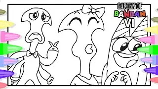Garten of Banban 6 Coloring Pages | SYRINGENELLA Falls in LOVE?! | Creative Coloring