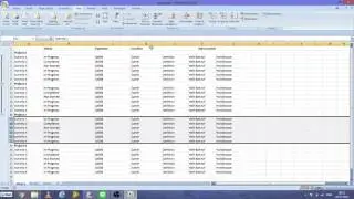 Excel Row Column Grouping