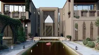 classic Islamic design-villa video