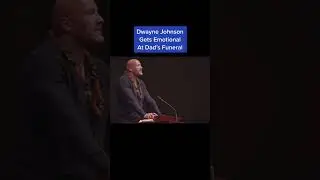 Dwayne Johnson gets emotional at Dad's funeral