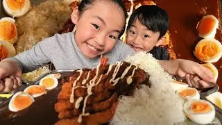 なんちゃって「ワールドチャンピオンクラス」をたくさん食べるRino＆Yuuma