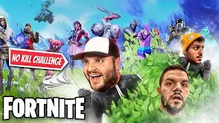 Fortnite * NO KILL CHALLENGE* Gone Horribly Wrong With @CouRageJD @BasicallyIDoWrk & @wildcat  😂