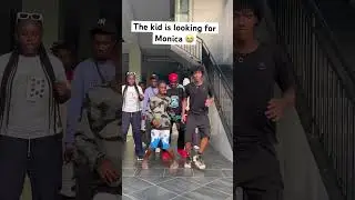 When the random kid join the chat !! #kwameeugene #monica
