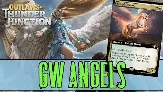 Начало ПОЛОЖЕНО! MTG Arena GW Angels  Outlaws of Thunder Junction Standard DECK GUIDE