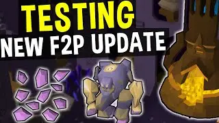 Testing the New Below Ice Mountain F2P Update on Day 1! [OSRS]