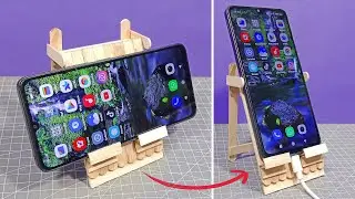 How To Make Phone Holder With Popsicle Sticks | Popsicle Stick Craft Ideas