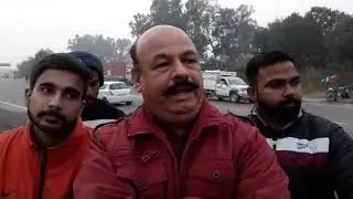 Bad condition of New black topping at Greater Kailash upper side entry point