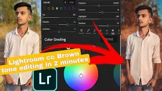 😱😱Lightroom Brown tone editing in 2 minutes|||Tukeer editz Preset use|| NS NIKHIL photo editing