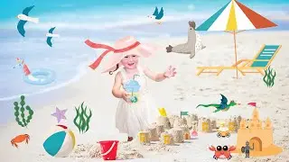 Beach Adventure for Kids! Sandcastles, Rock Pools & Ocean Animals