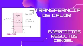 🥇EJERCICIO RESULTO TRANSFERENCIA DE CALOR 🥇| CENGEL | 2021