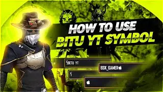 How To Use Apple Symbol In Free Fire || Free Fire Apple Symbol In Android || Bsk Gamers