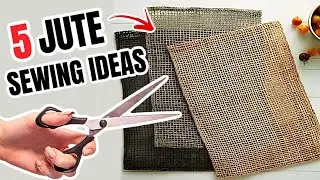 5 Jute Sewing Projects   5 amazing ideas with jute