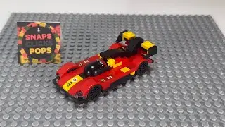 Lego Stop Motion Assembly - Speed Champions Ferrari 499P Hypercar 30709