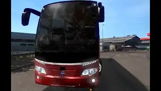 Otobüs sürüşü. Temsa Maraton sürüyorum.İyi seyirler.