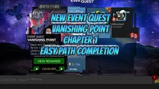 MCOC | August EQ Vanishing Point - Chapter 1 | Cavalier Difficulty Easy Path Completion