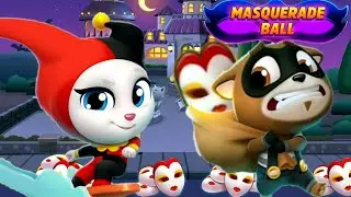 TALKING TOM GOLD RUN MASQUERADE BALL EVENT Carnival Angela vs RACCOON Boss fight