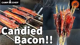 Шашлычки из бекона в сахаре на сковородке~! #сковородка