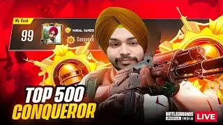 CROWN TO ACE PROMOTIONAL MATCH | RANK PUSH TO TOP 500 | BGMI LIVE | PUBG 4.2 UPDATE #bgmilive #bgmi