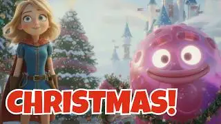 Princess Tornado, Jelly Monster and the Stickiest Christmas | Kids Christmas Story 🎄✨