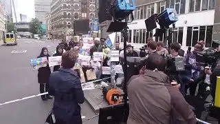 CNN Caught Staging Propaganda Fake Protest