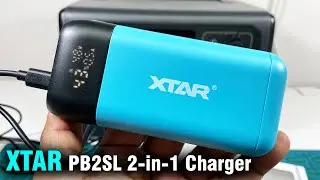 XTAR PB2SL charger & power bank unboxing and test