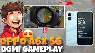 OPPO A6x BGMI Gameplay | 120Hz Smooth Test | OPPO A6x BGMI Performance