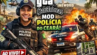 GTA MOD DE POL&Iacute;CIA AO-VIVO