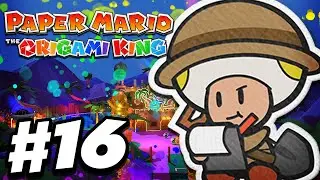 Paper Mario The Origami King - Gameplay Walkthrough Part 16 - Professor Toad and Jewel Finding!
