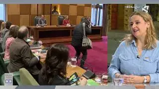 Entrevista a Elena Tom&aacute;s, concejal de Zaragoza en Com&uacute;n, en Arag&oacute;n Televisi&oacute;n