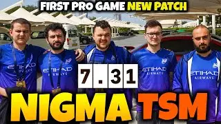 NIGMA vs TSM - MIRACLE SHADOW FIEND MID First Pro game in New patch