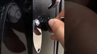 How to open rifle gun safe by emergency key