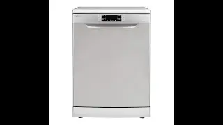 Amazon Basics 14 Place Setting Dishwasher, Silver in eco mode