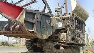 Kubota chain harvester washing. #harvester #viralreels #chainharvester #gn