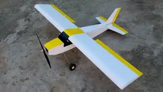 Home made RC plane with deproan sheet# how to make plane with deproan